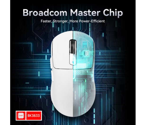 Attack Shark Outlet X3PRO 8kHz PAW3395 Omron czarna - 1560576 - zdjęcie 5